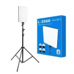 L3560 LED Studio Light with Adjustable Stand – High-Quality Lighting - Image 2