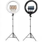 14 Inches Plain Ringlight with Adaptor+3 Phone Holder+Remote control & Tripod Stand