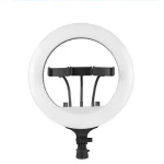 14 Inches Plain USB Ringlight+3 Phone Holder & Tripod Stand - Image 3