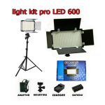 Pro LED 600 Light Kit + Tripod Stand + Batteries - Image 4