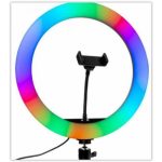 13 Inches RGB RingLight with Tripod Stand-Multi-colored - Image 3