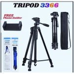 3366 (4ft) Tripod – Stable & Adjustable Stand