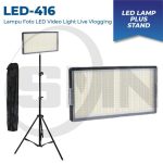 LED 416 Studio Light with Adjustable Stand  – High-Brightness LED Panel - Image 4