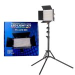 Pro LED 600 Light Kit + Tripod Stand + Batteries