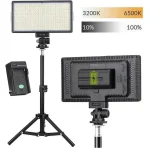 LED 416 Studio Light with Adjustable Stand  – High-Brightness LED Panel