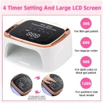 2-in-1 LED UV Nail Lamp 108W – Fast Drying Gel Nail Light for Salon & Home Use - Image 9