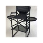 Foldable Makeup Chair – Dual Tray, Premium Comfort 60x83 cm