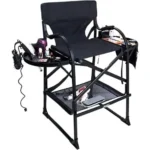 Foldable Makeup Chair – Dual Tray, Premium Comfort 60x83 cm - Image 2