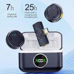 Wireless Mini Magnetic Neck Lapel Clip Microphone for 15 14& &MacBook Video Vlog Outdoor Live - Image 3