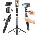 P01 Smart Auto Face Tracking Selfie Stick Tripod – 360° Rotation Gimbal Mount - Image 3