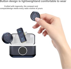 Wireless Mini Magnetic Neck Lapel Clip Microphone for 15 14& &MacBook Video Vlog Outdoor Live - Image 6