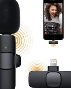 K8 Wireless Lavalier Microphone – Single Mic for iPhone & Type-C Devices with Noise Reduction - Image 4