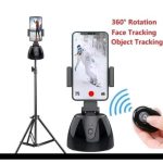 360° Rotation Face Tracking Selfie Stick Tripod Object Holder