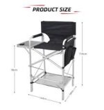 Professional Makeup Chair – Single Side Tray, Foldable Design - Image 3