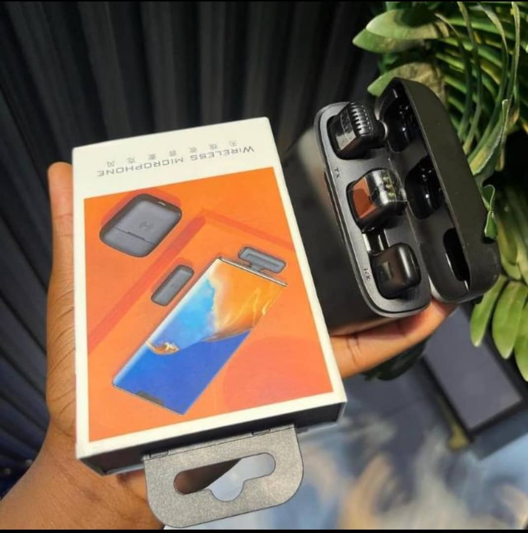 j13 J13 Clip-On Wireless Microphone for iPhone & iPad β 2-Person Lavalier Mic with Charging Case Noise Cancelling Plug-and-Play Mic for Video & Vlogging - Image 1