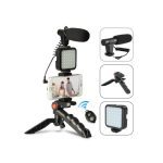All-in-One Video Creator Kit – Tripod, Light & Mic Bundle - Image 2