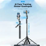 C17 Ai Auto Face Tracking Gimbal & Monopod & Selfie Stick And Tripod - Balancing Handle & Remote Control - Image 5