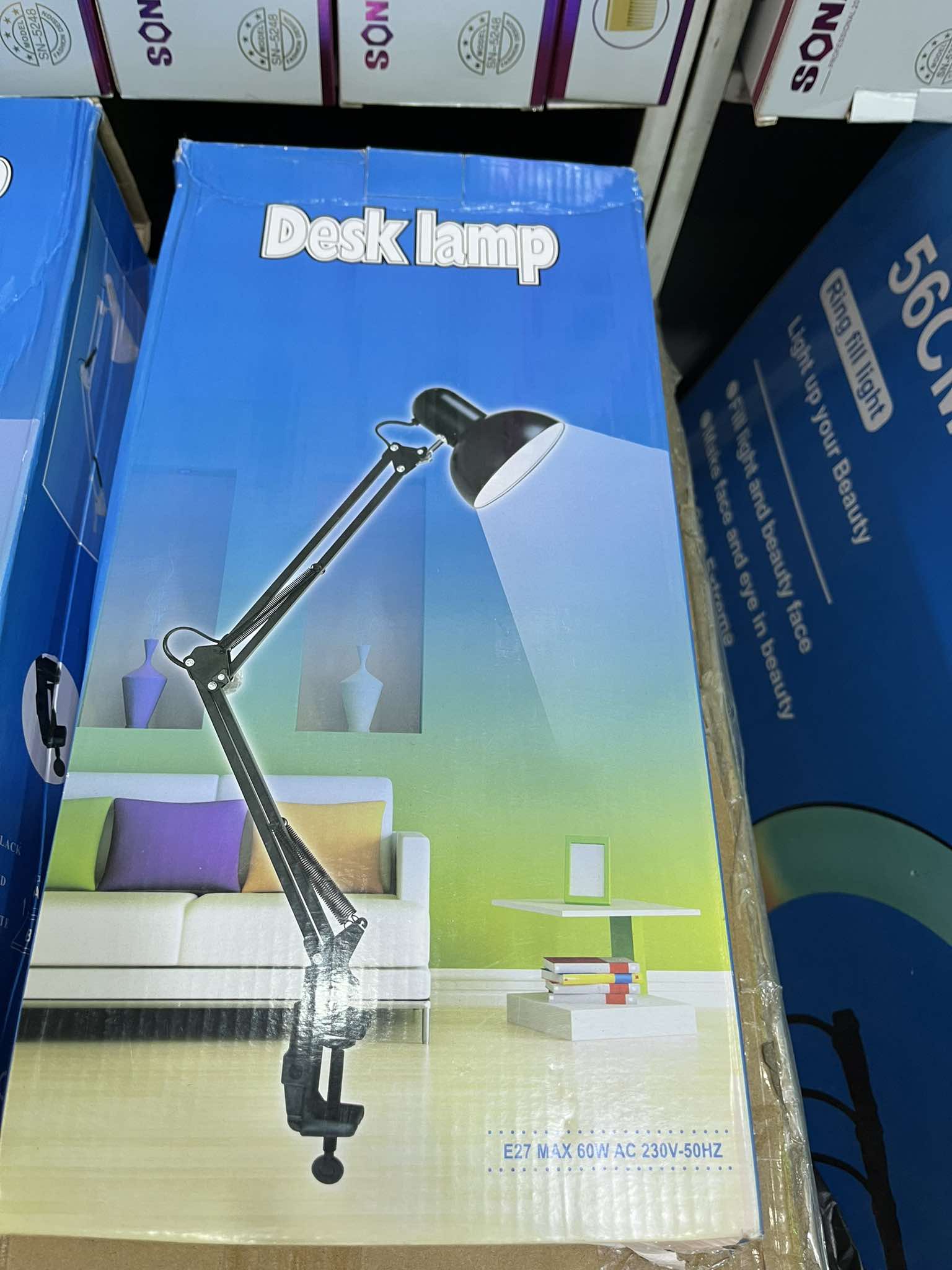 496511225_23872489365714209_3624347414918952248_n Desk Lamp with Clamp, Adjustable Flexible Gooseneck Metal Table Lamp for Home Office, Work, Study, Reading, E27 Bulb Included, Multi-Joint - Image 1