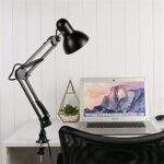 Desk Lamp with Clamp, Adjustable Flexible Gooseneck Metal Table Lamp for Home Office, Work, Study, Reading, E27 Bulb Included, Multi-Joint - Image 5