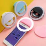 Selfie Portable LED Ring Light Flash For iPhone Mobile Device Universal