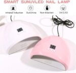 Intelligent LED 36W Phototherapy Machine UV Led Nail Phototherapy Lamp Nail Art Dryer,White - Image 3